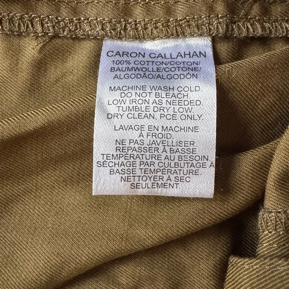 Caron Callahan Olive Cropped Brynn Jumpsuit - Picture 8 of 8